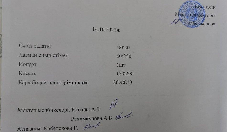 Ас мәзірі