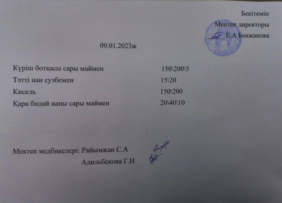 Ас мәзірі
